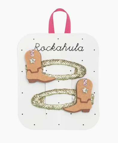 Hair Clips - Cowgirl Boots