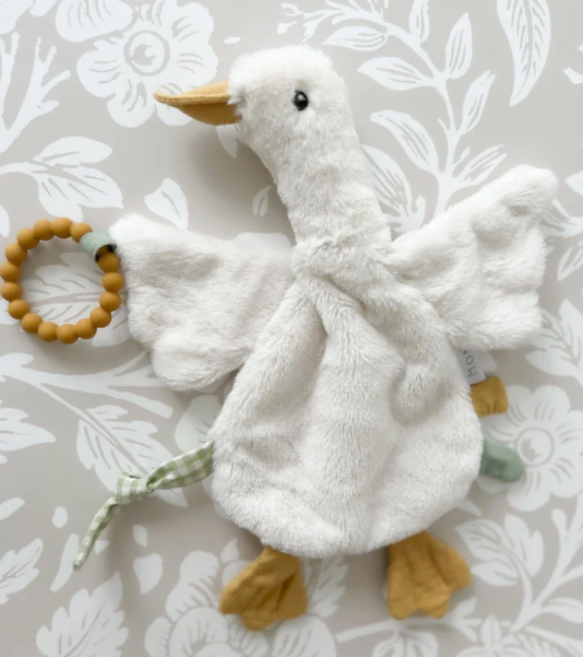 Pru Goose Silicone Teether Lovey