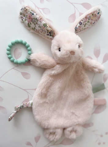 Rosie Bunny Silicone Teether Lovey