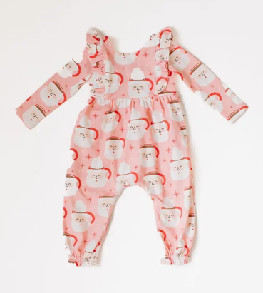 Mabel Romper in Santa Cocoa(FINAL SALE)