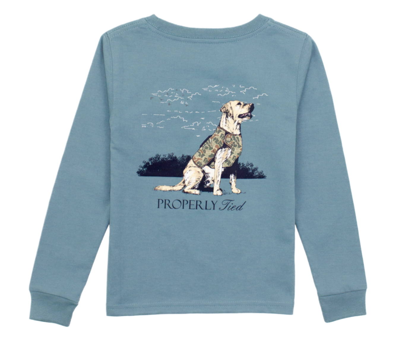 Boys Good Boy LS- Steel Blue