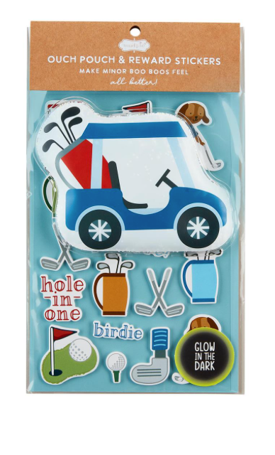 Blue Cart Ouch Pouch Stickers (FINAL SALE)