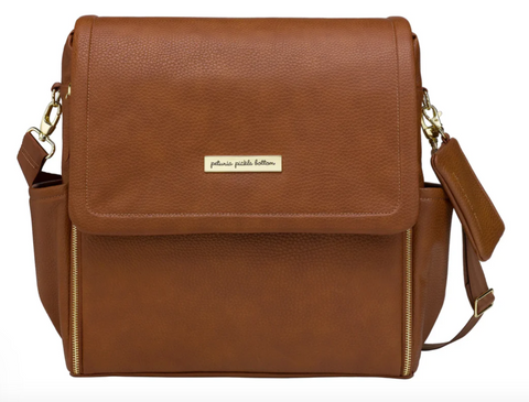 Boxy Backpack in Cedar Matte Leatherette