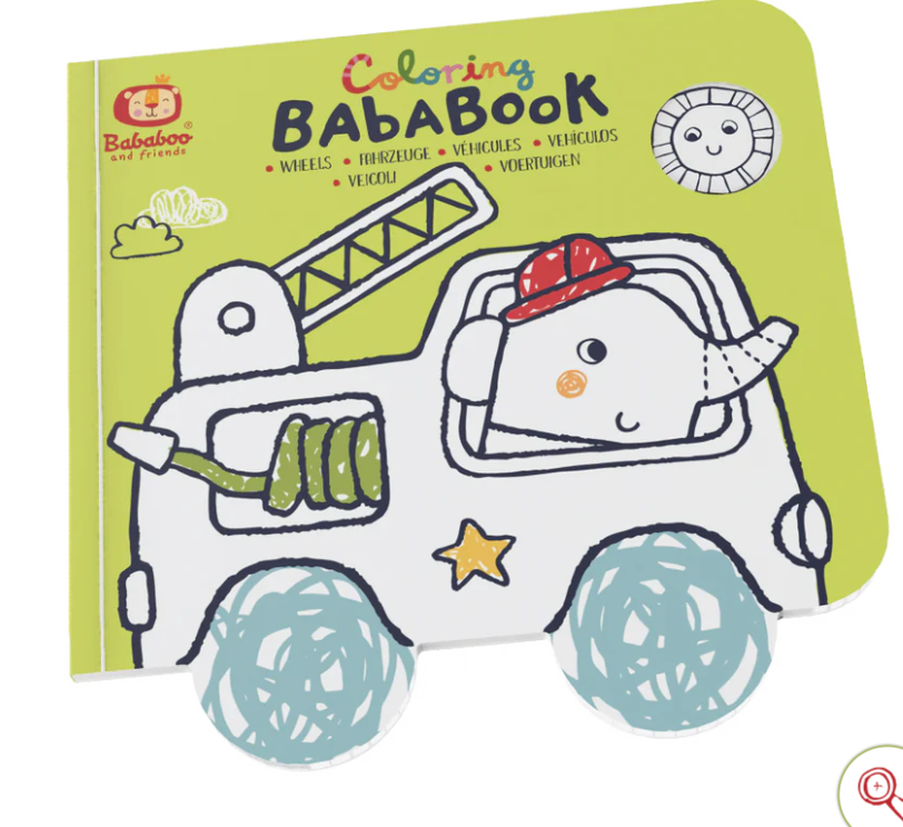 Coloring Bababook - Wheels
