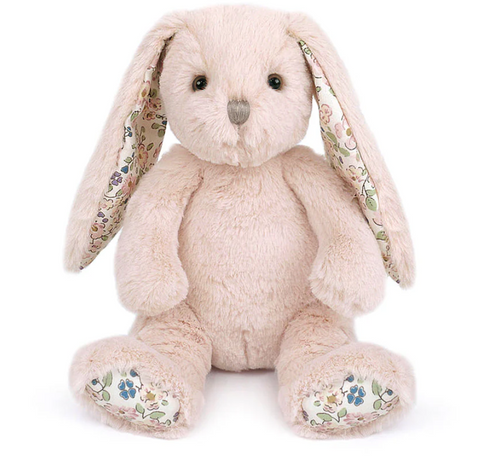 Faith Bunny Plush Animal - Pink, Small