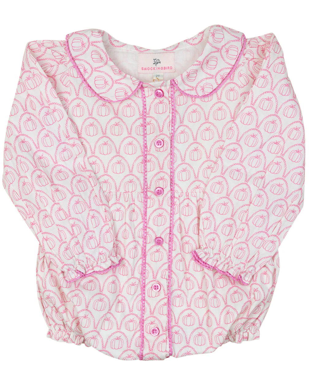 Pumpkin Scallop Print Bubble