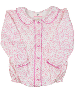Pumpkin Scallop Print Bubble