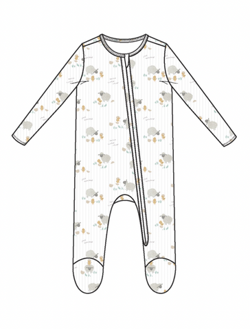 Just Hatched - Unisex - 2 Way Zipper Footie