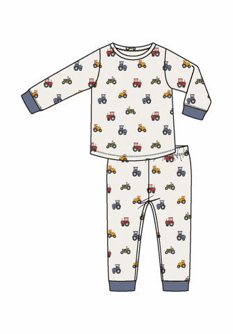 Mini Tractors - L/S Loungewear Set