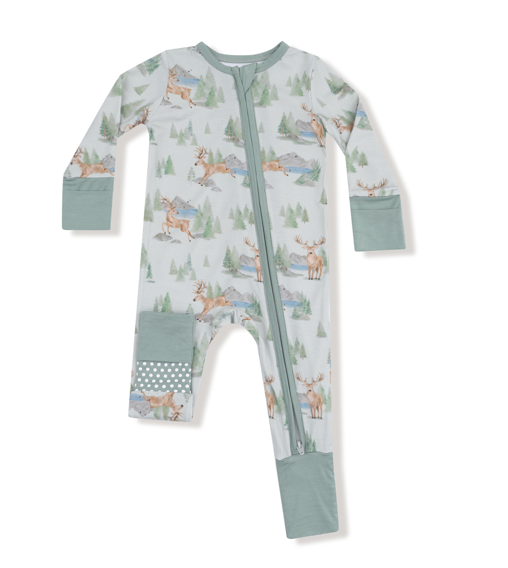 Buck Deer - 2 Way Zipper Romper
