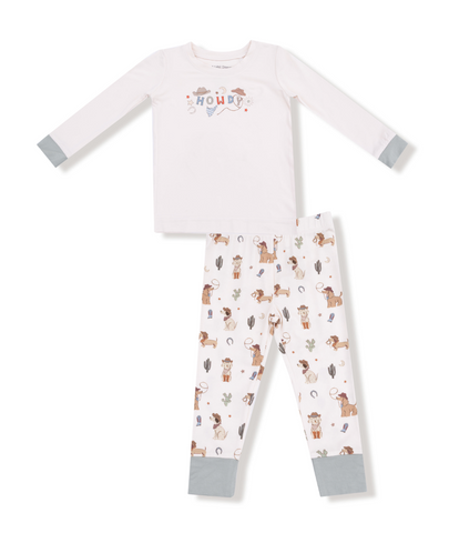 Cowboy Dogs  - L/S Loungewear Set