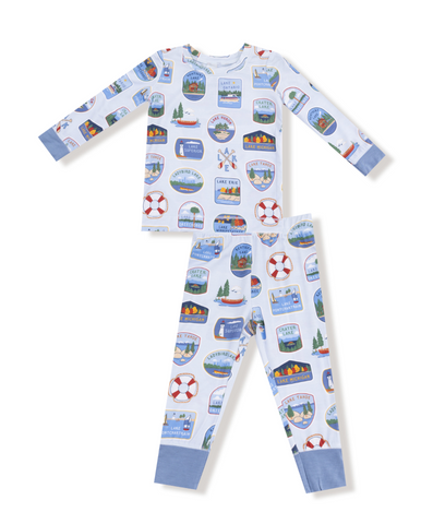 Lake Stickers - L/S Loungewear Set