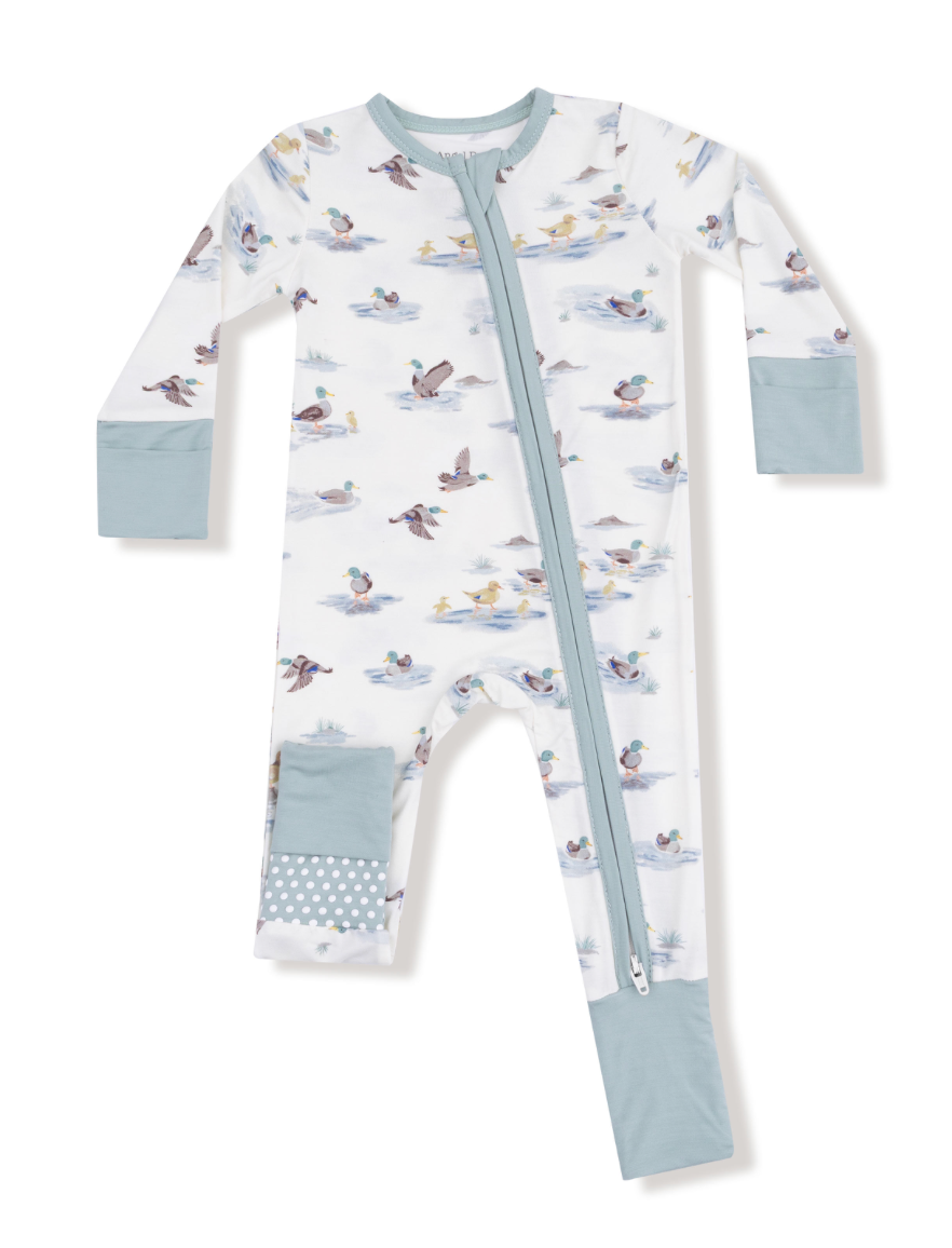 Migrating Mallards - 2 Way Zipper Romper