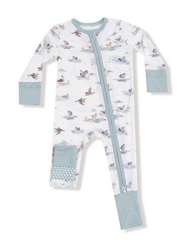 Migrating Mallards - 2 Way Zipper Romper