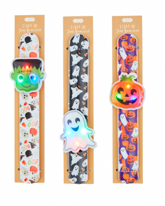 Halloween Light- Up Slap Bracelets