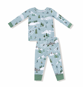 Winter Fun Skiers - L/S Loungewear Set