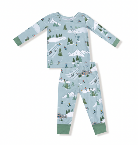 Winter Fun Skiers - L/S Loungewear Set