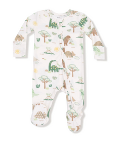 Baby Love Dinos - 2 Way Zipper Footie
