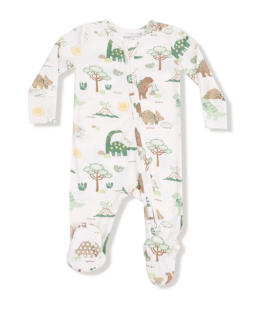 Baby Love Dinos - 2 Way Zipper Footie