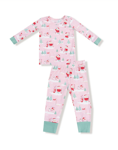 Golfing Mrs. Claus and Elves- L/S Loungewear Set