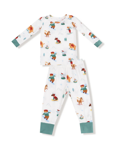 Winter Animals Sports- L/S Loungewear Set