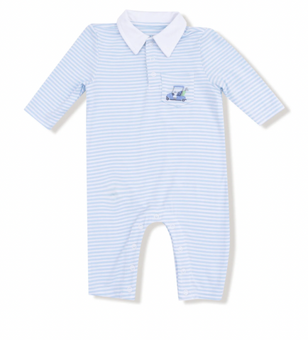 Baby Golf Carts- Polo Romper