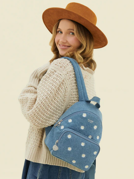 Everyday Mini Backpack - Denim & Daisies