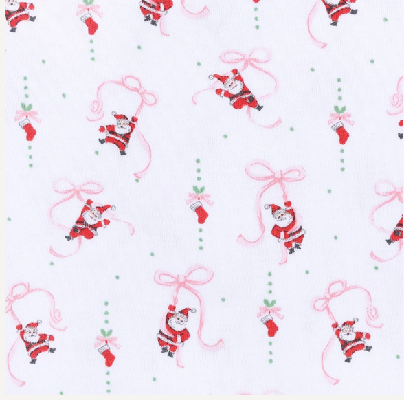 Jolly Ribbons Print Ruffle Footie