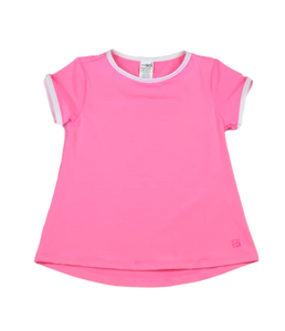 Bridget Basic T - Flamingo Pink, Pure Coconut