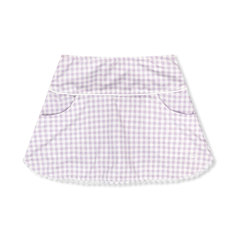 Tiffany Skort - Petal Purple Gingham (FINAL SALE)