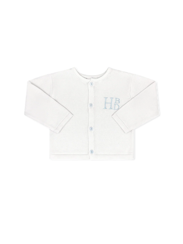 Burrow Button Down- Sterling White, Blue