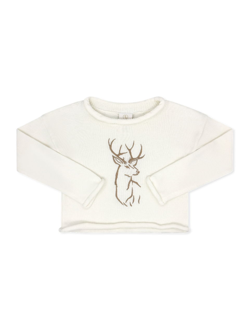 Ryan Roll Neck Sweater- Kingsport Khaki, Deer