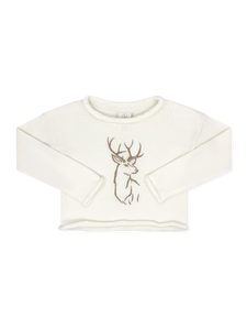 Ryan Roll Neck Sweater- Kingsport Khaki, Deer