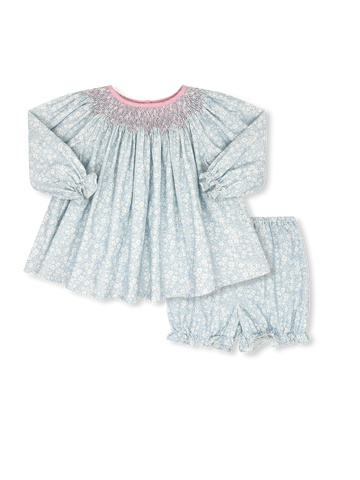Betsy Bloomer Set Long Sleeve snow kissed floral