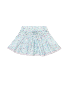 Quinn Skort- Frosted Floral, Petal Purple Minigingham