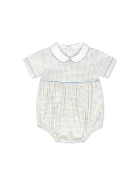 Baby Bea Bubble- Cornflower Check