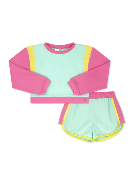 Ellie Everyday- Cool Mint, Yellow, Taffy Pink
