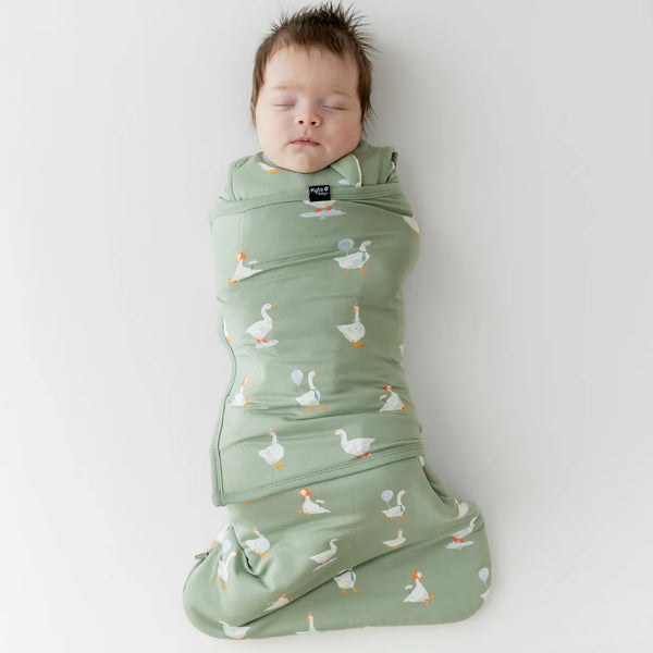 Sleep Bag Swaddler in Silly Goose 1.0 TOG
