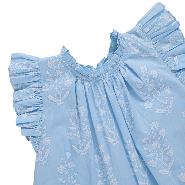 Girls Harper Dress - Blue Dewdrop