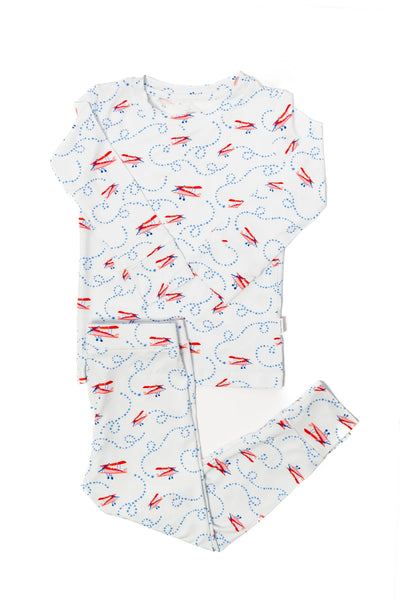 2 piece Airplane Pajamas