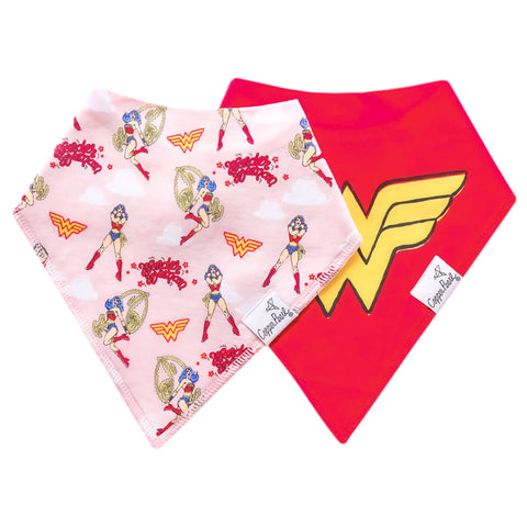 Wonder Woman- Bandana Bibs