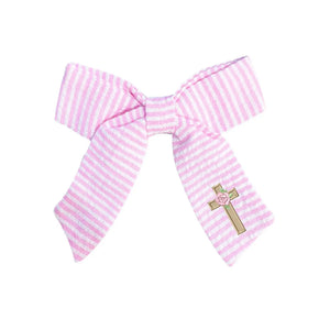 Cross Hair Bow, Pink