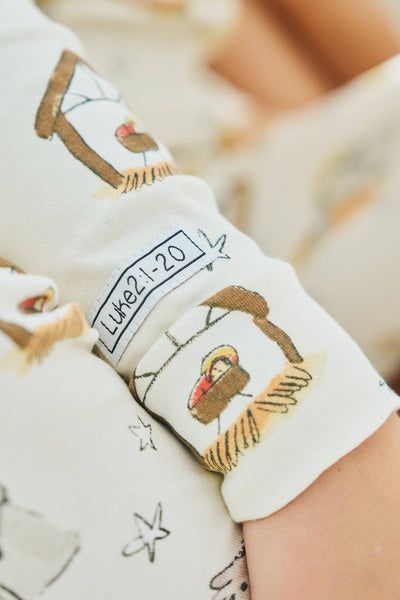 Away in a Manger PJ Long Sleeve Set Cotton