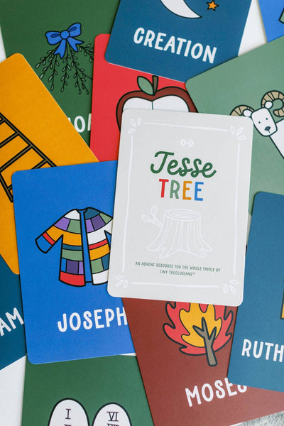 Jesse Tree Ornaments + Cards Set