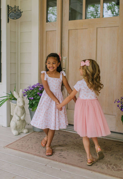 Tutu Dress in Ditsy Bunny (FINAL SALE)