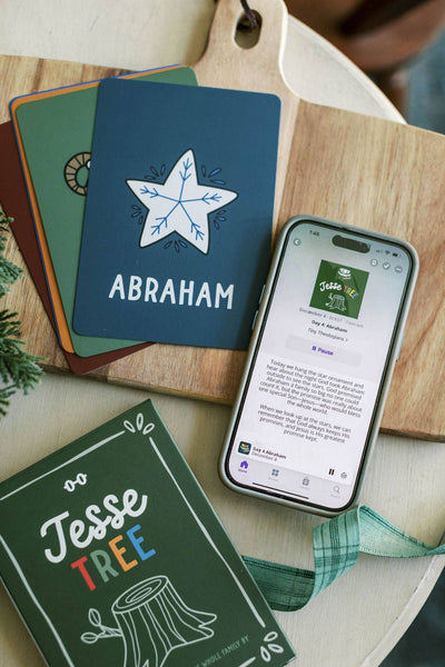 Jesse Tree Ornaments + Cards Set