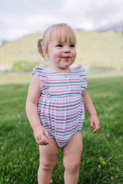 Betsy Bubble in Patriotic Stripe | Fourth Of July
