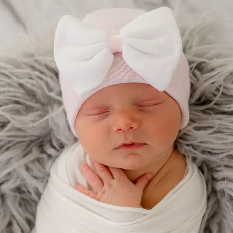 Lyla Bow Infant Beanie