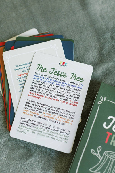 Jesse Tree Ornaments + Cards Set