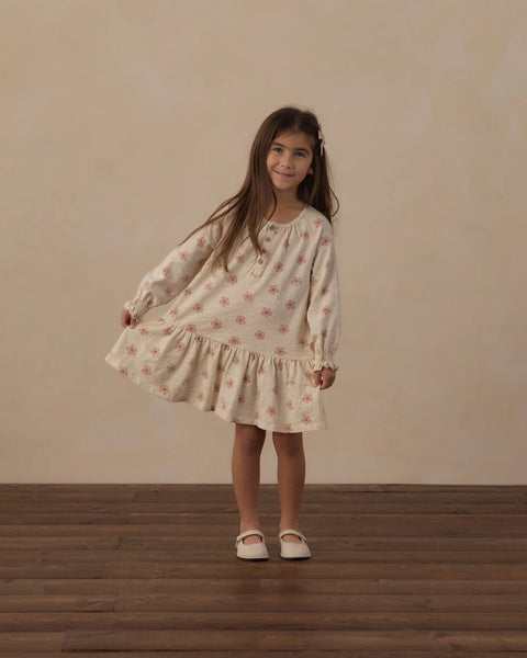 Swing Dress Pink Daisies
